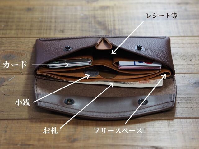 特殊なデザインと構造を持つ長財布|ジェネラルウォレット